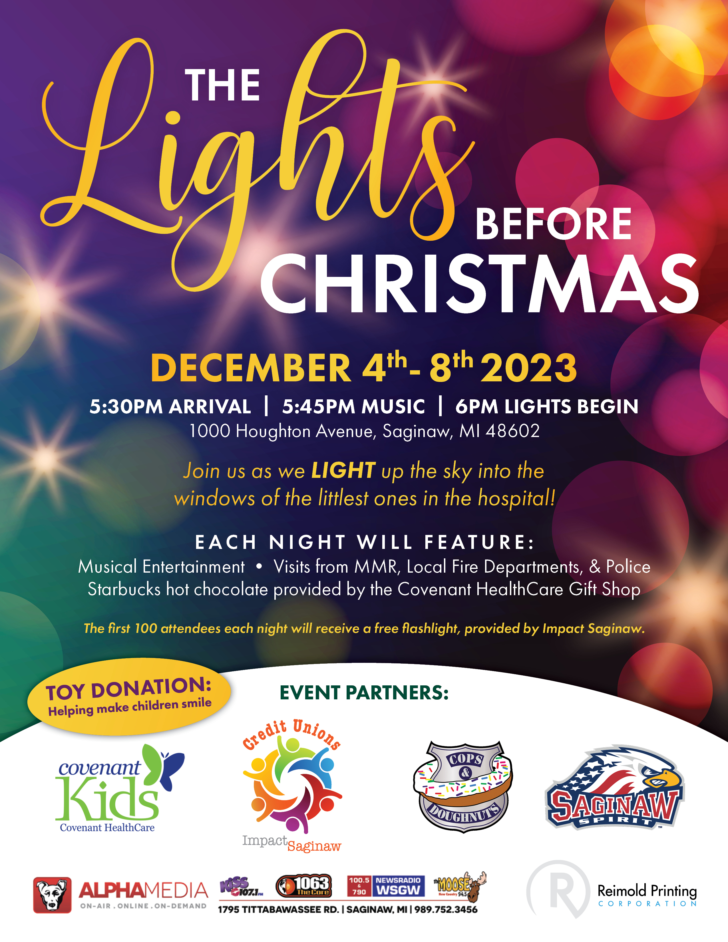 The Lights before Christmas. December 4-8th 2023.